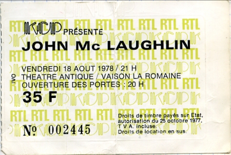 Mc Laughlin  Aout 78
